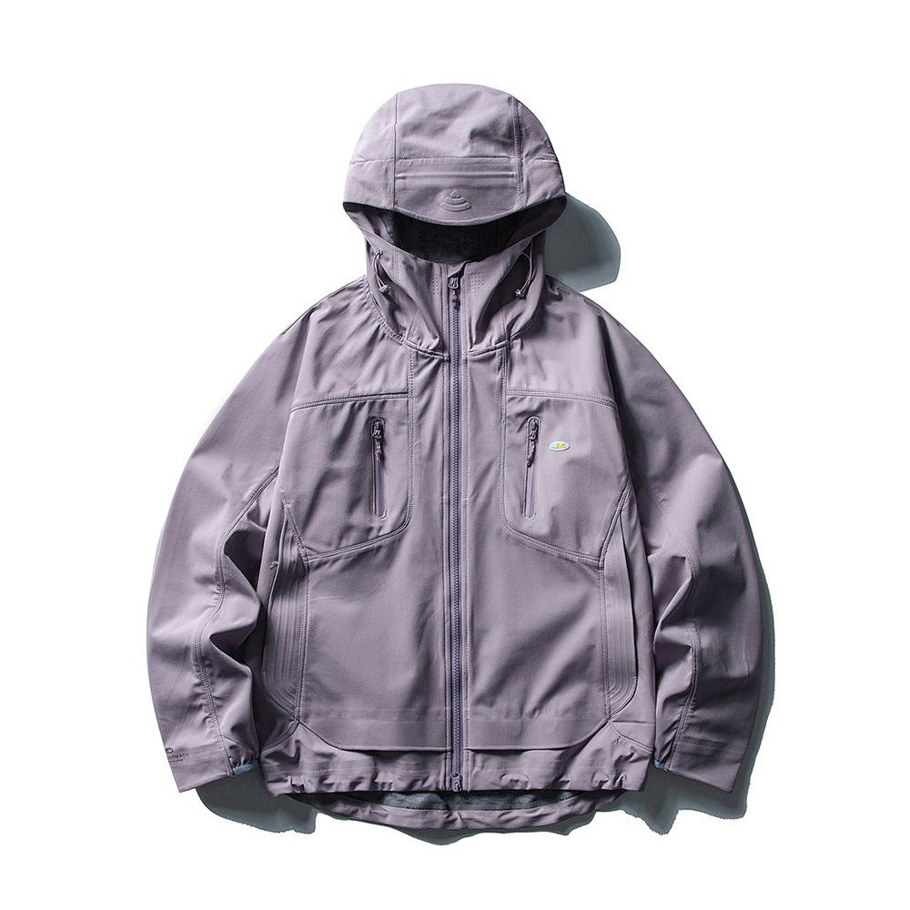Double zipper jacket jacket