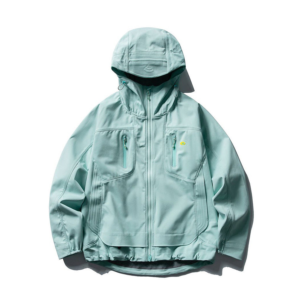 Double zipper jacket jacket
