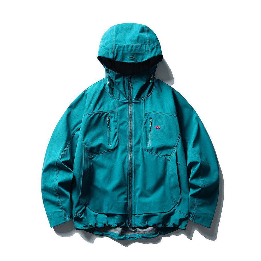 Double zipper jacket jacket