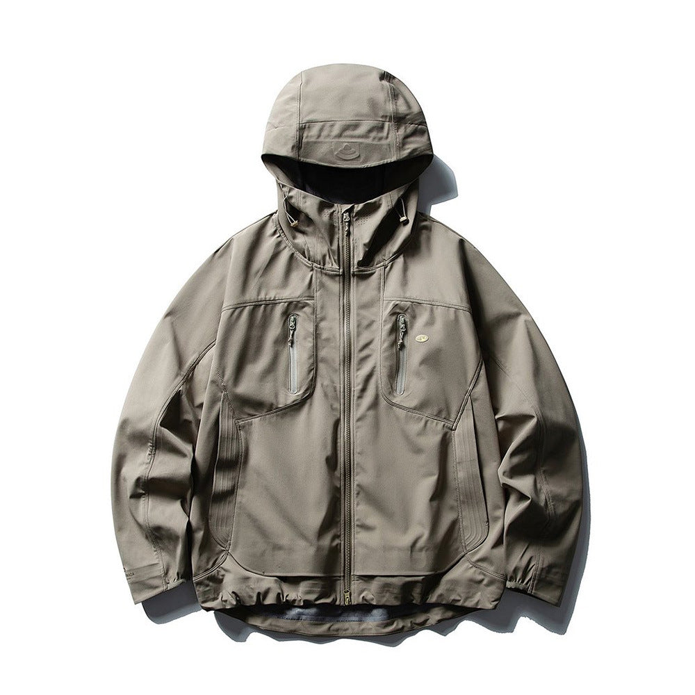Double zipper jacket jacket