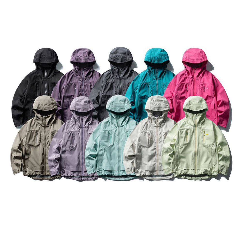 Double zipper jacket jacket