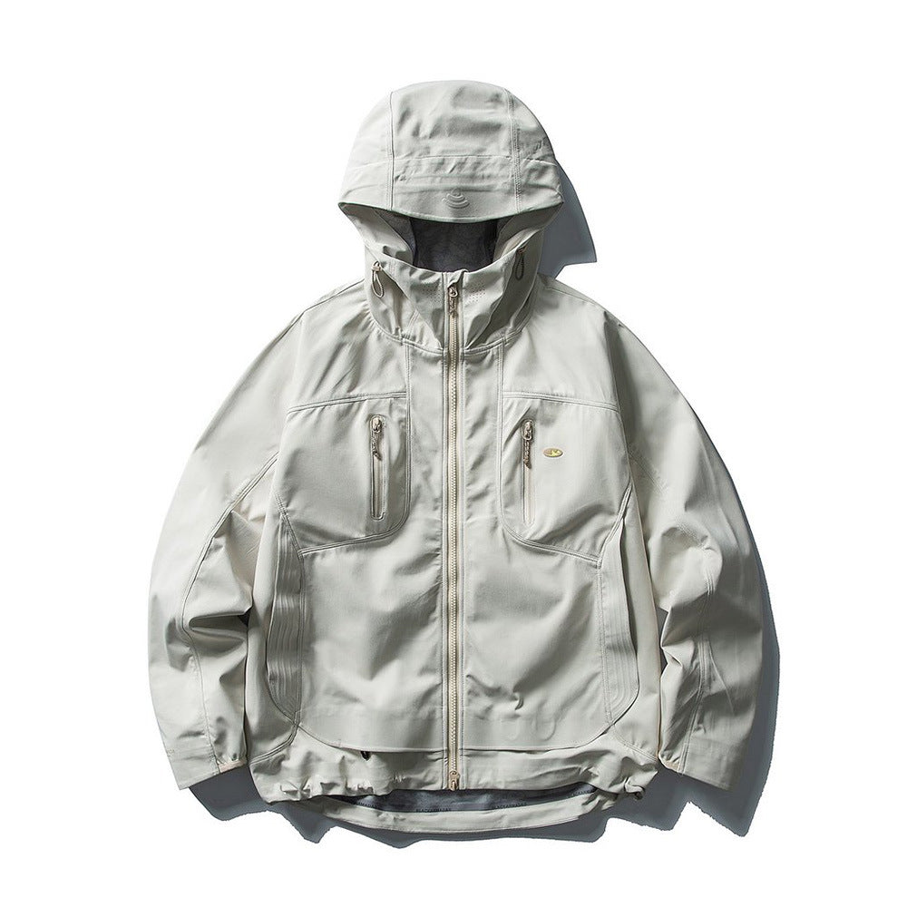 Double zipper jacket jacket