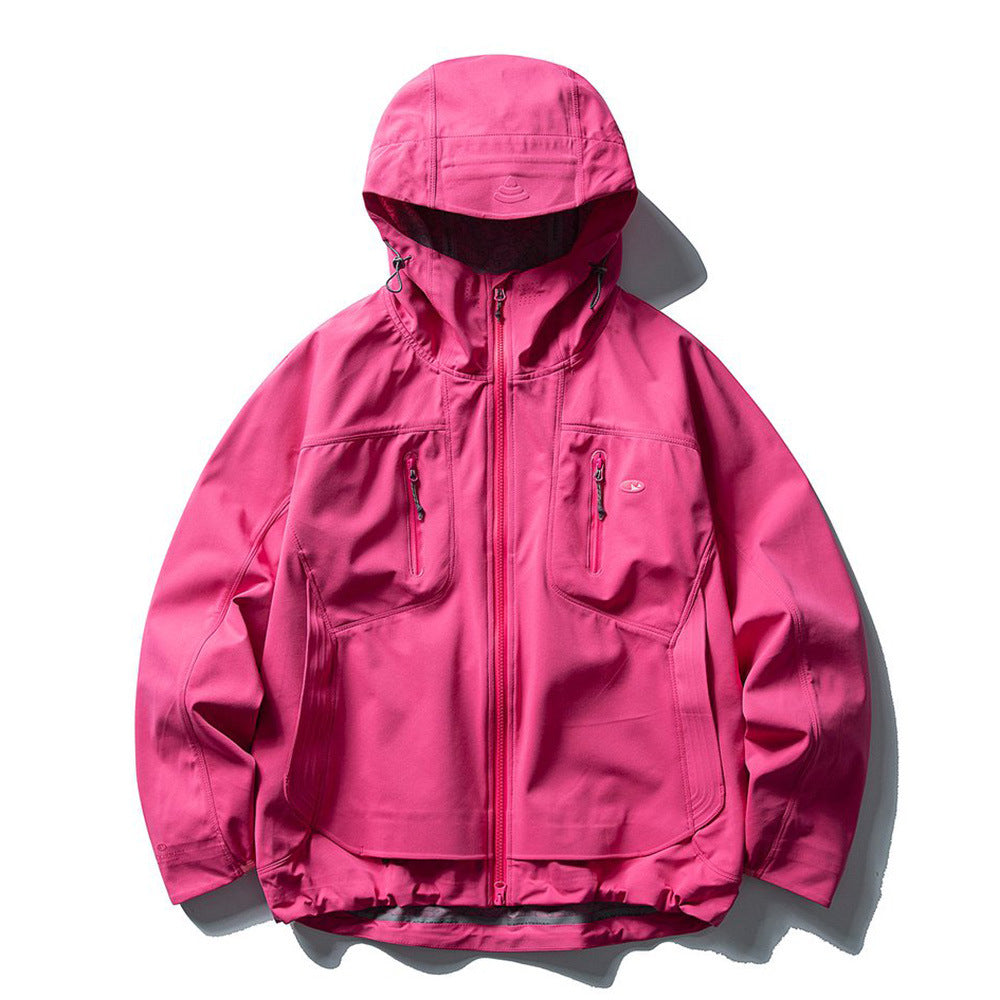 Double zipper jacket jacket