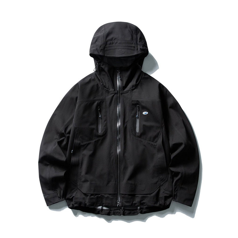 Double zipper jacket jacket