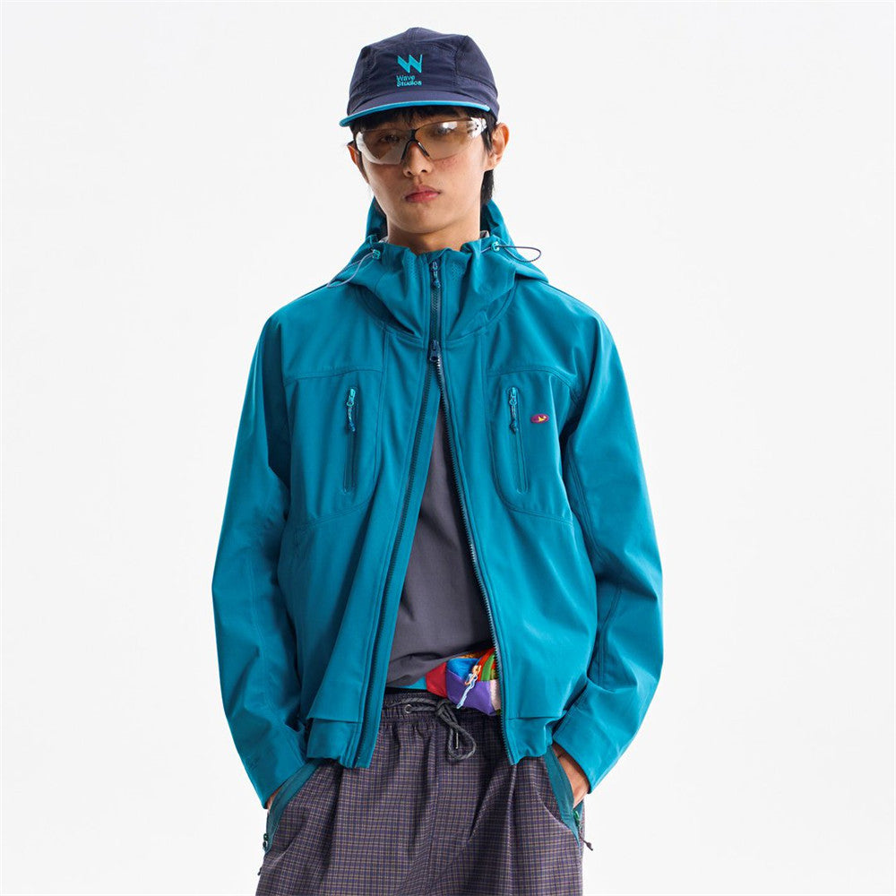 Double zipper jacket jacket