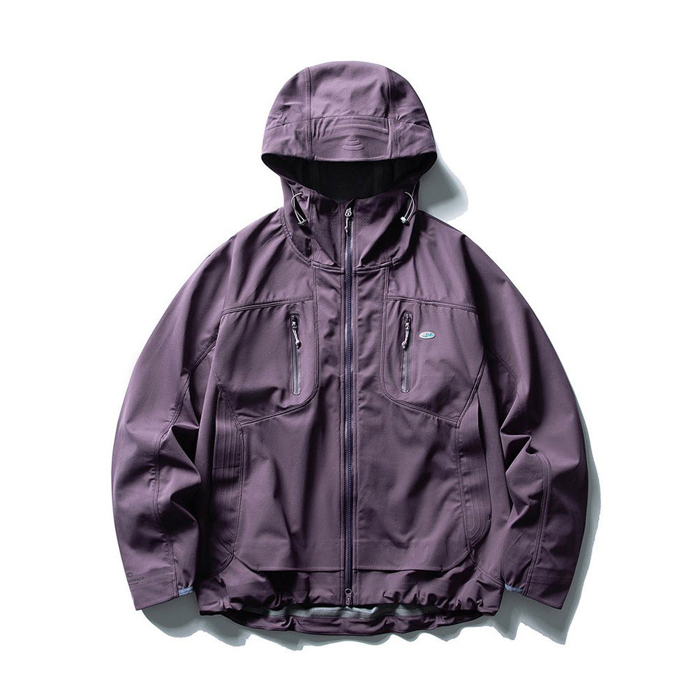 Double zipper jacket jacket
